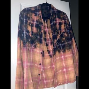 Bleached flannel